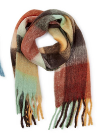 Oblong Plaid Scarf