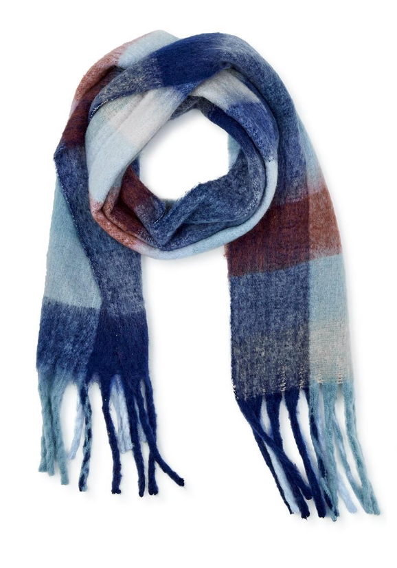 Oblong Plaid Scarf