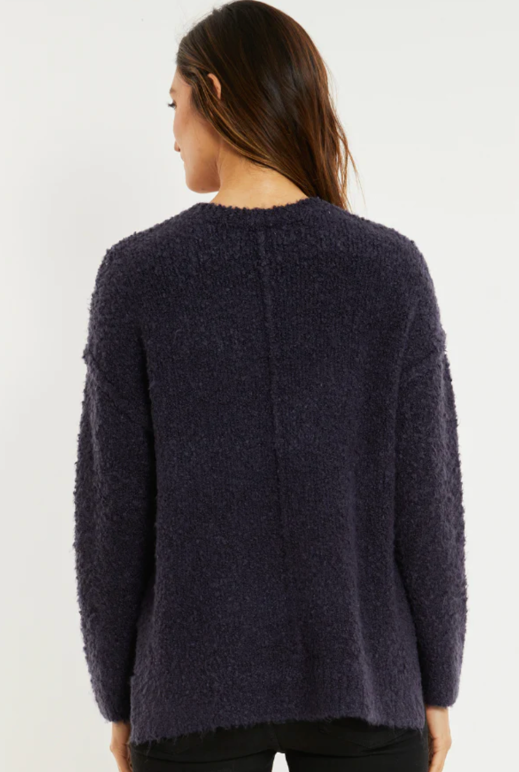 MOD Boucle Sweater-Navy