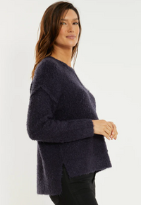 MOD Boucle Sweater-Navy