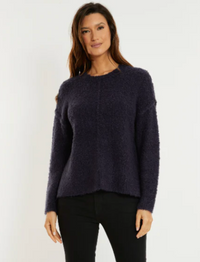 MOD Boucle Sweater-Navy