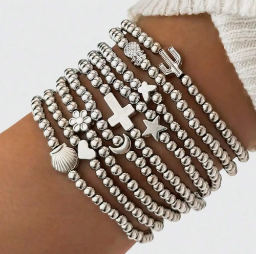 9 piece Bracelet Stack