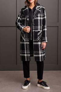 TRBL Plaid Duster Coat