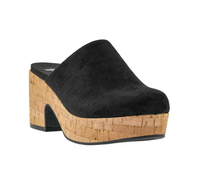 Corkys Watch your Back Clog-Black Suede