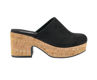 Corkys Watch your Back Clog-Black Suede