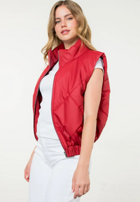 THML Puffer Vest-Red