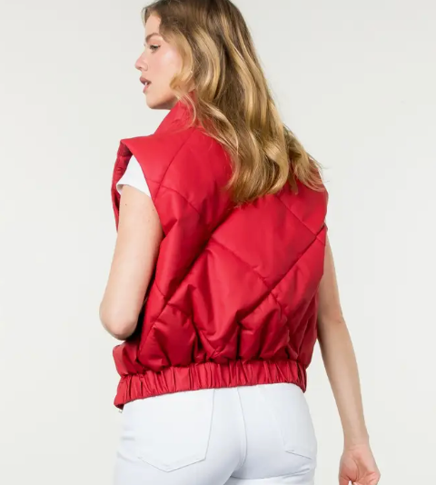 THML Puffer Vest-Red