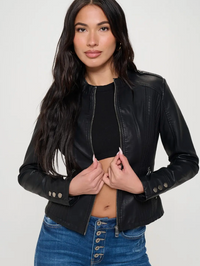 LAC Faux Leather Jacket