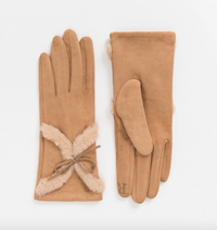 Faux Suede Gloves