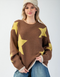 ESL Star Sweater-Brown