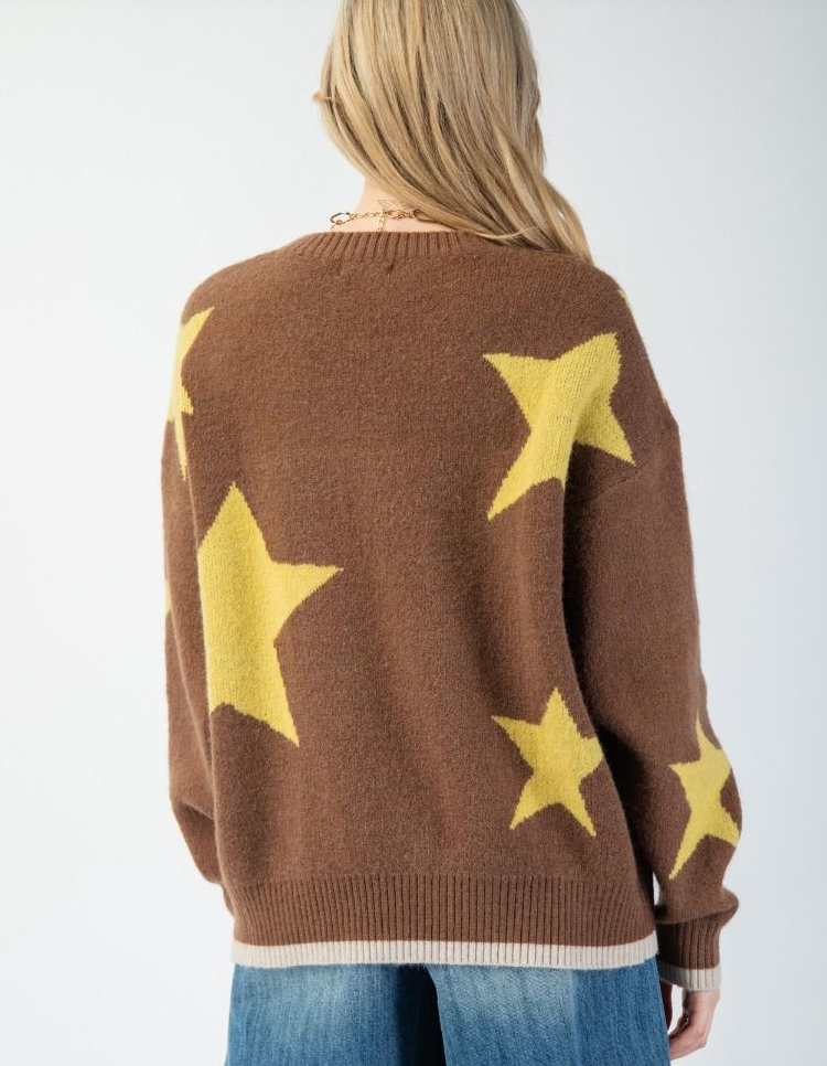 ESL Star Sweater-Brown