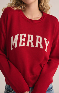 Zsup Red Merry Sweater