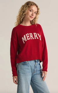 Zsup Red Merry Sweater