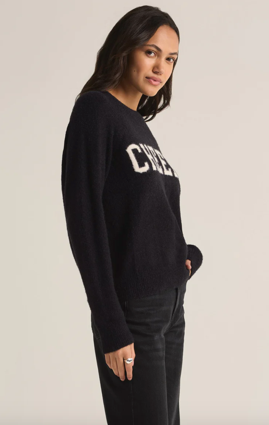 Zsup Cheers Sweater-Black