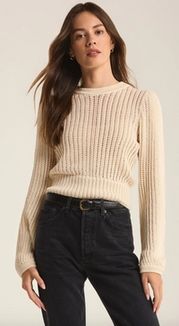 Zsup Open Crochet Sweater