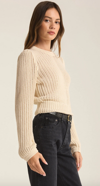 Zsup Open Crochet Sweater