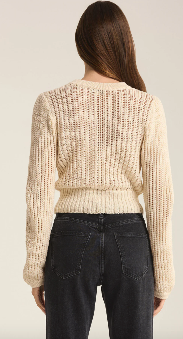 Zsup Open Crochet Sweater