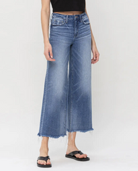 FM Ankle Length, wide leg denim