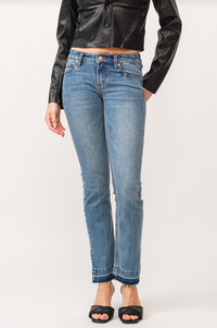 DJ Split Hem Slim Jean