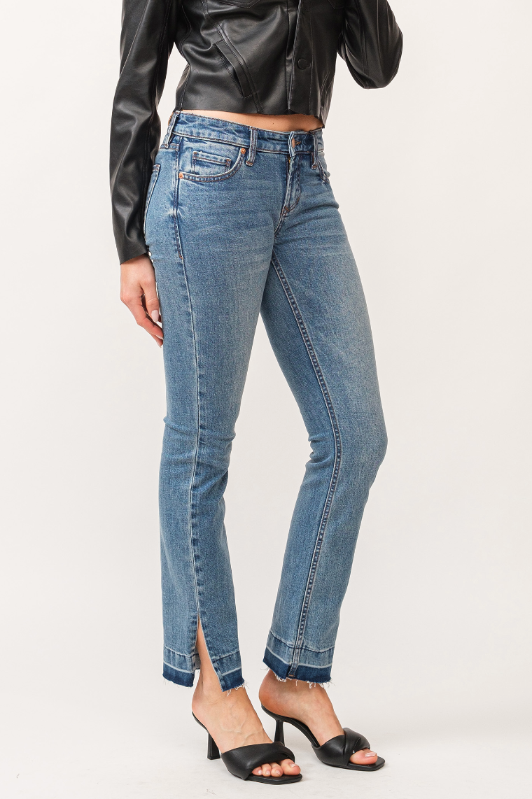 DJ Split Hem Slim Jean