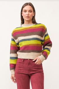 DJ Bright Stripes Sweater