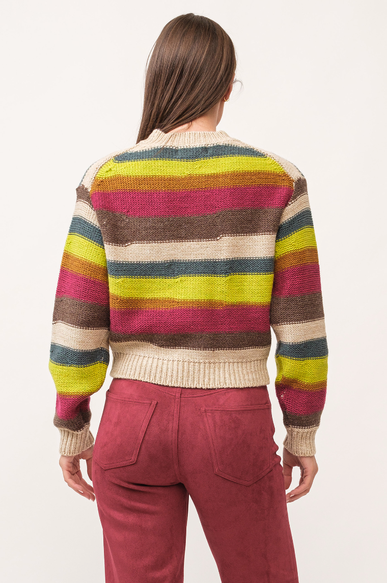 DJ Bright Stripes Sweater