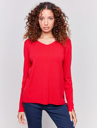 CHB Basic V-Neck Sweater