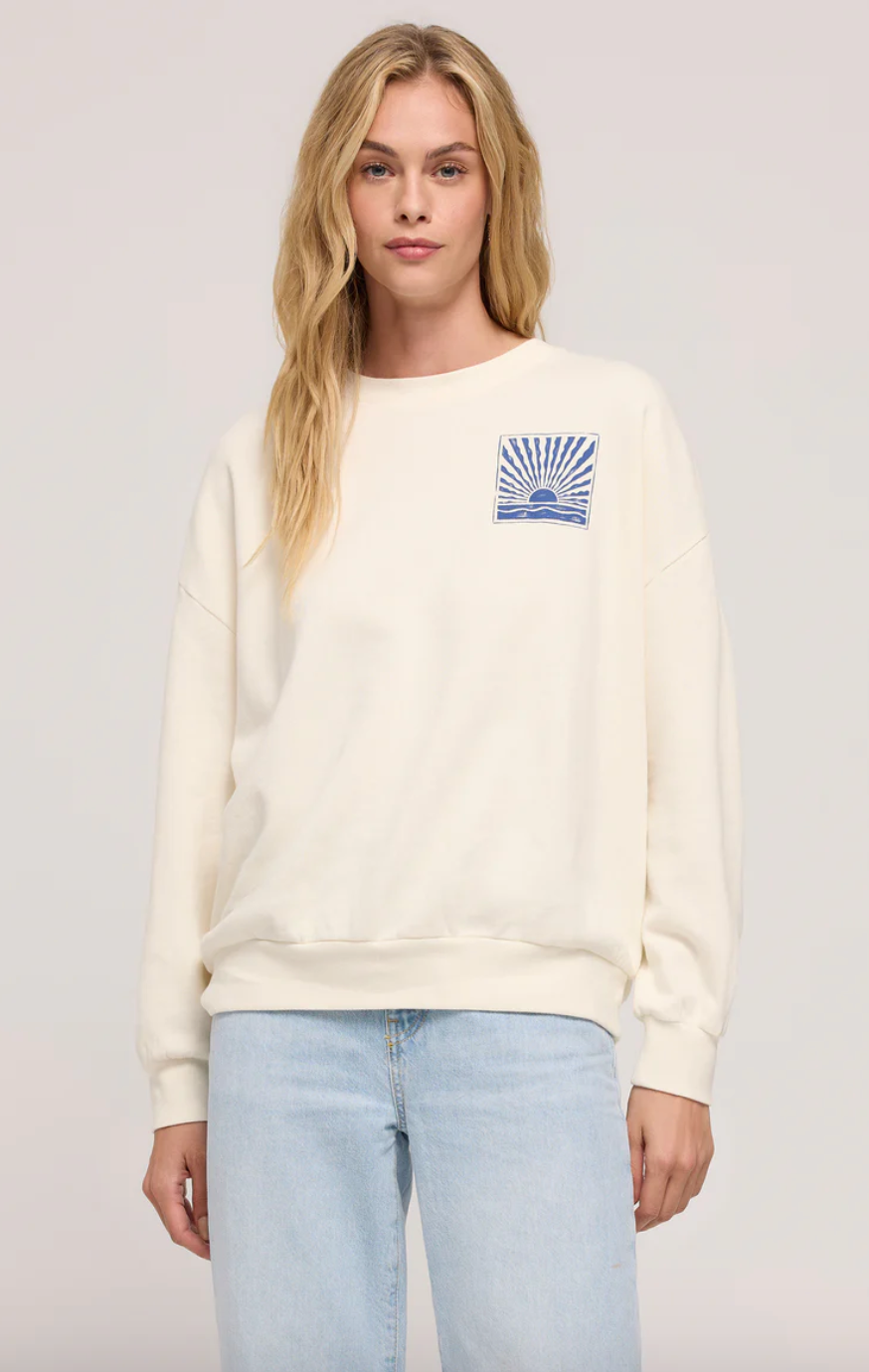 【SATIIIZ】There CORE nylon sweatshirt Z Supply Horizon Sunday Sweatshirt - GT251479S – Style Niche