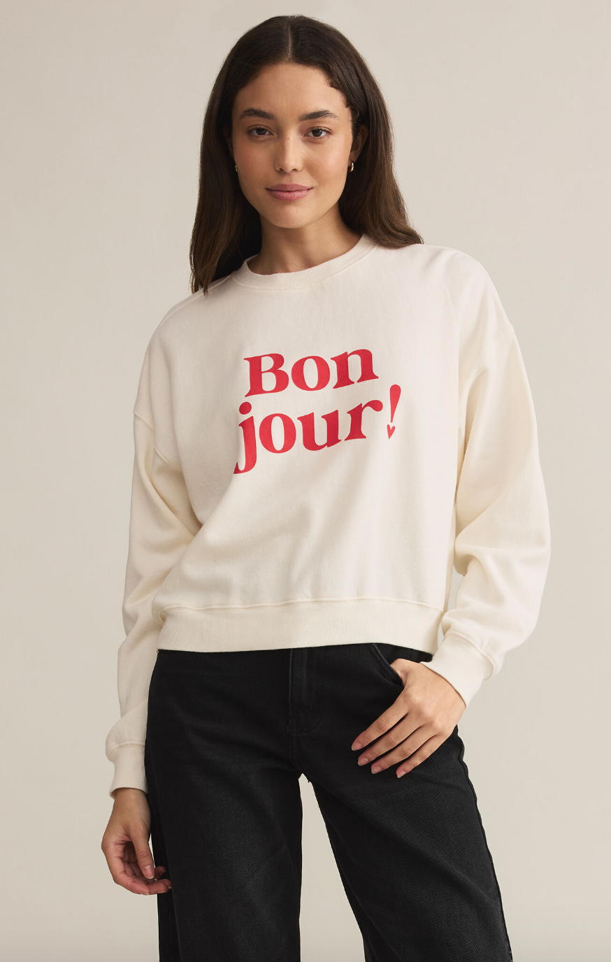 Zsup Bon jour Crewneck