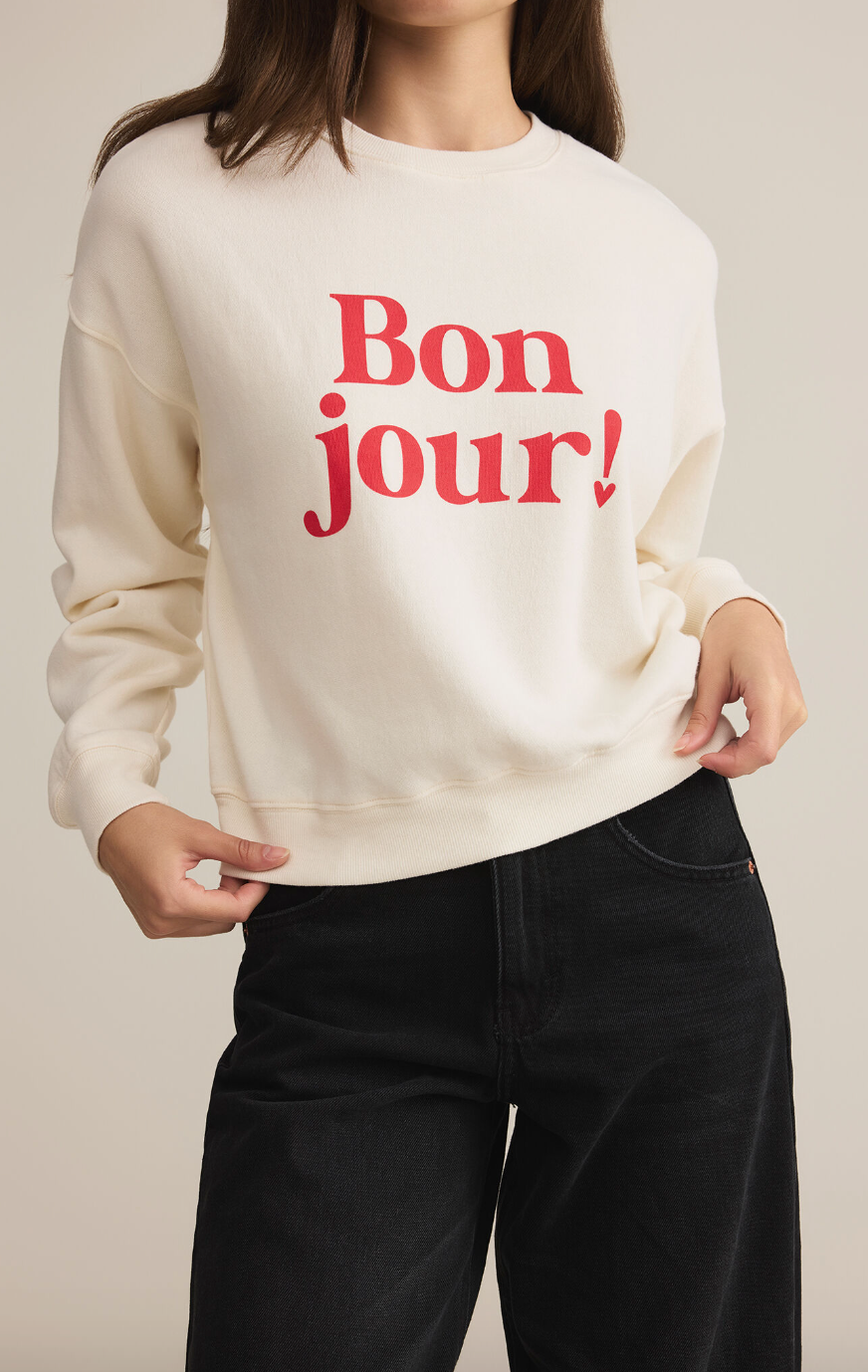 Zsup Bon jour Crewneck