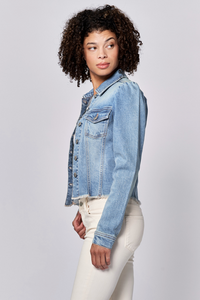 DJ Puff Sleeve Denim Jacket