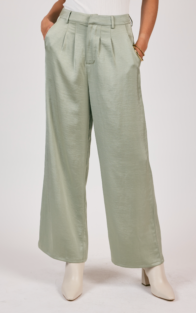 STL Satin Wide Leg Pant