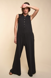 JBJ Flowy Jumpsuit-Black