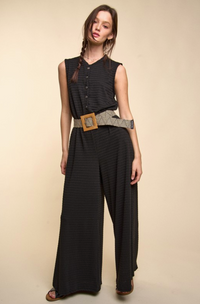 JBJ Flowy Jumpsuit-Black