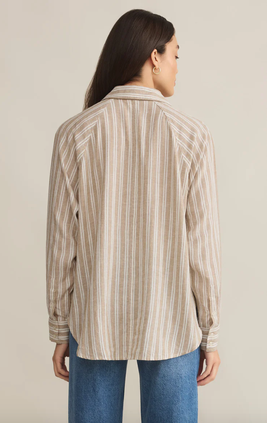 Perfect Linen Stripe Top