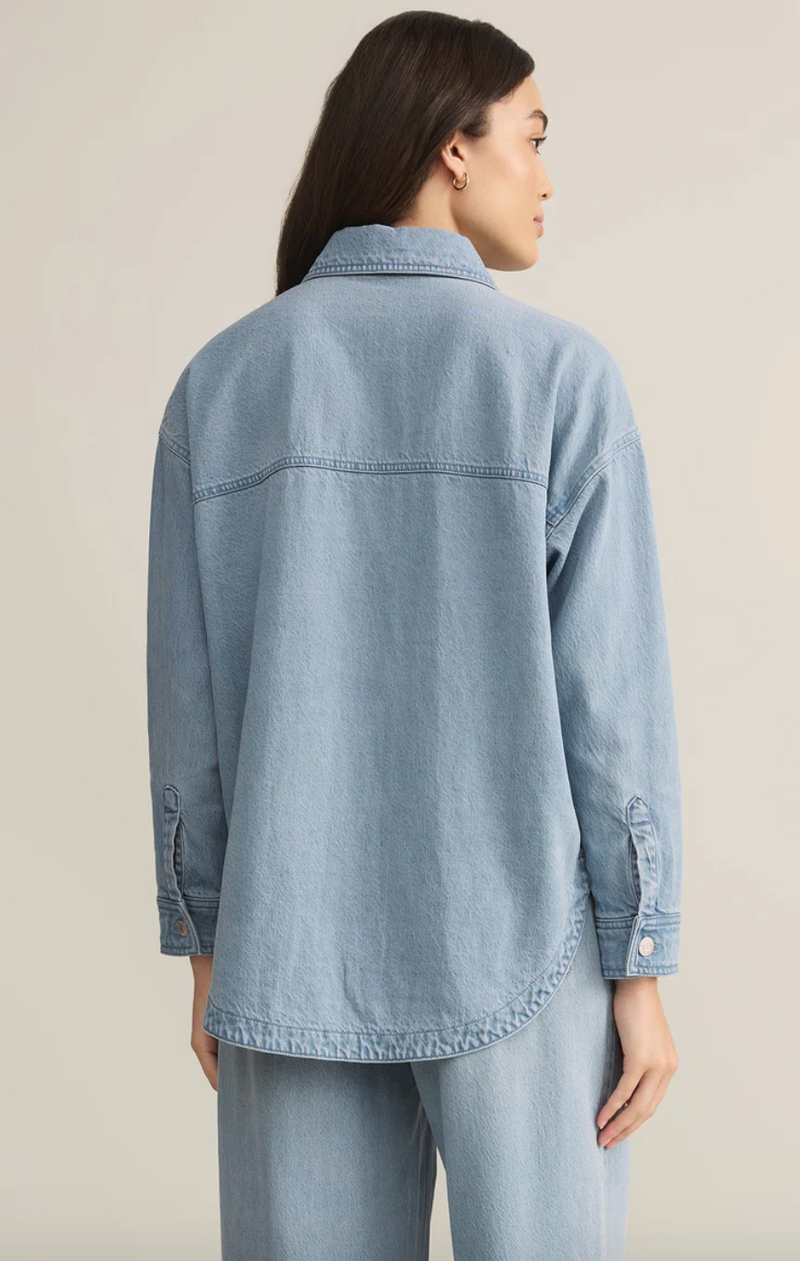 All Day Luxe Soft Denim Jacket