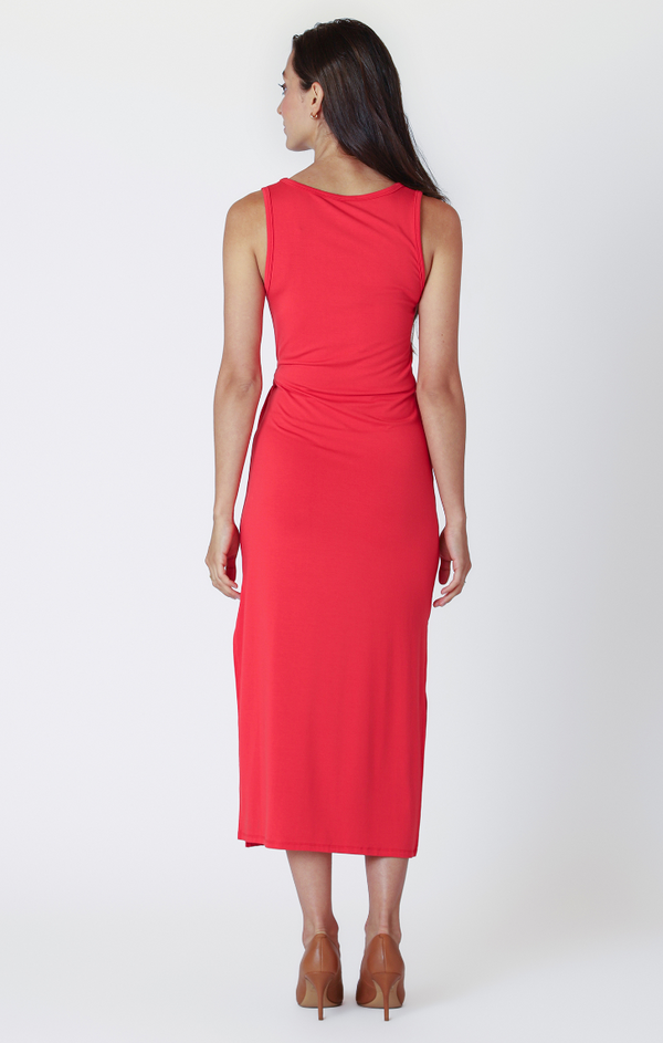 Knot Detail Midi Dress