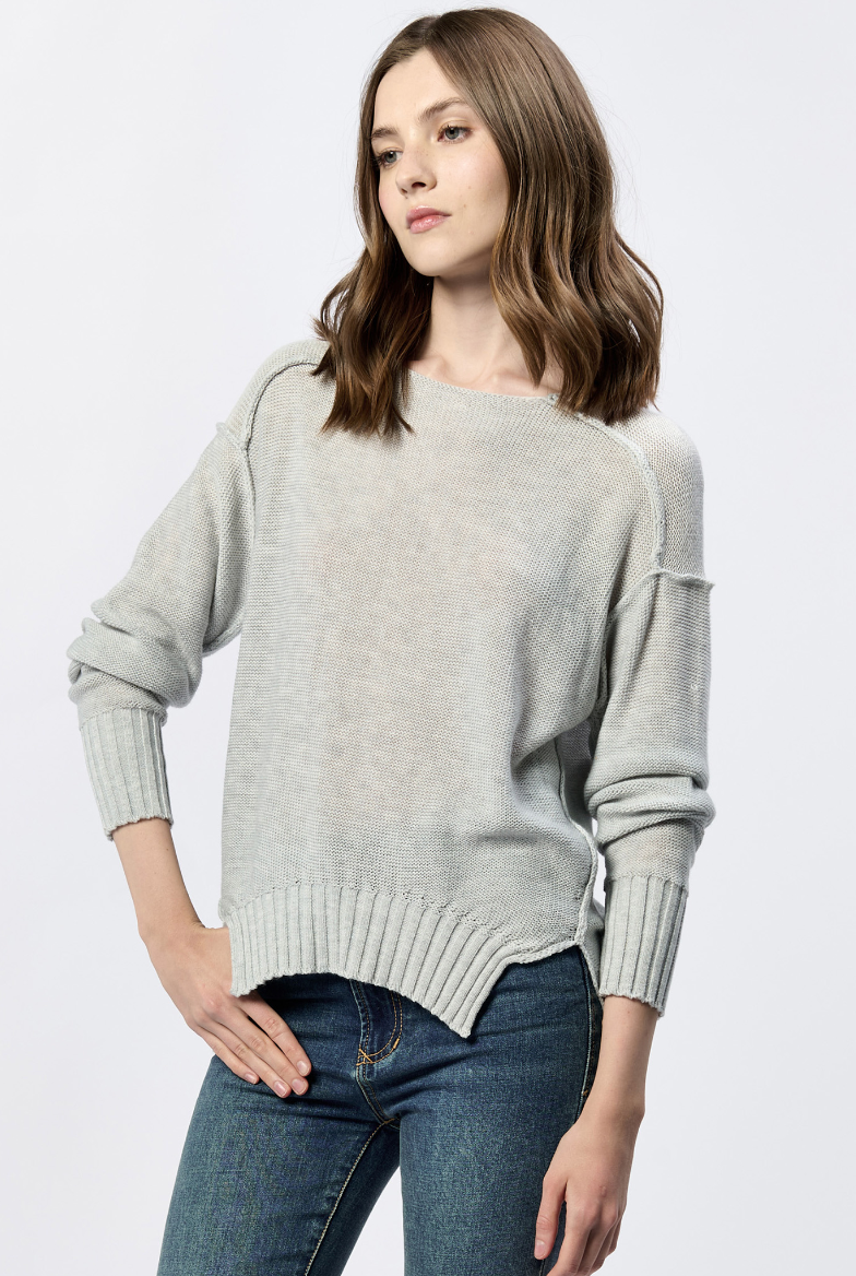 Jenna Exposed Seam Sweater