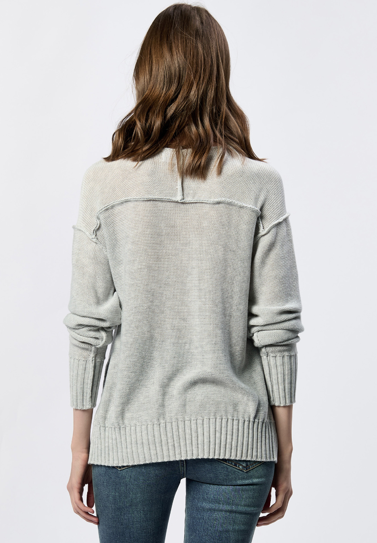 Jenna Exposed Seam Sweater