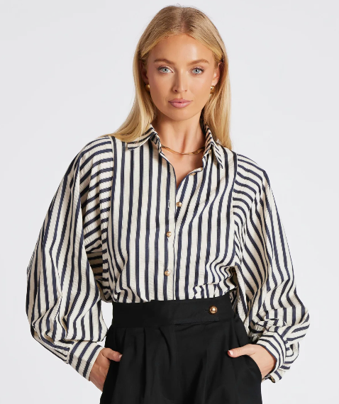 Oversized Striped Shirt