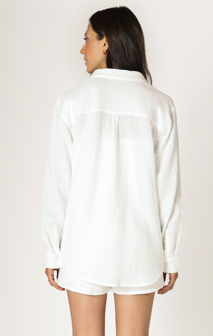 Gauze Button Down