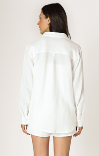 Gauze Button Down