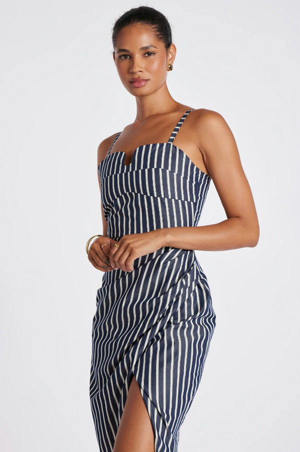 Seville Stripe Corset Dress