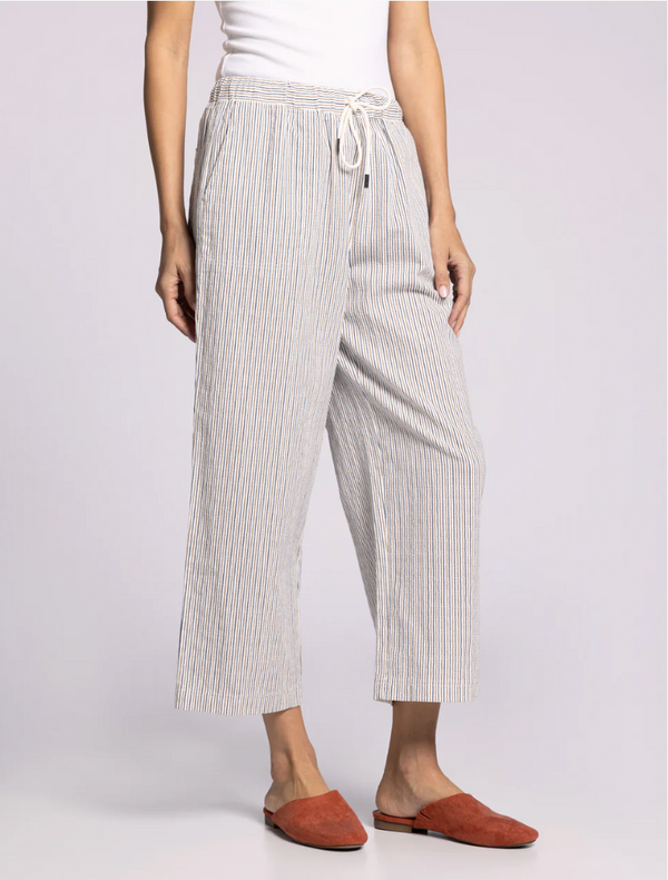 Anita Drawstring Stripe Pants