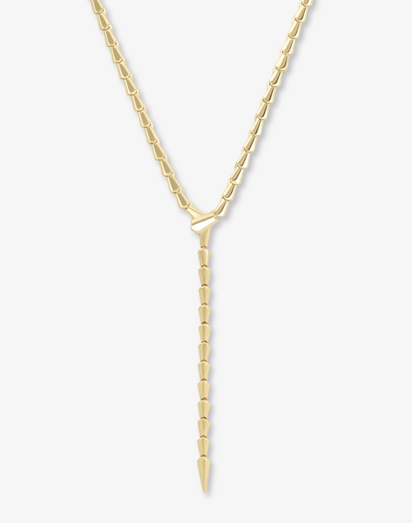 Serpent Lariat Necklace