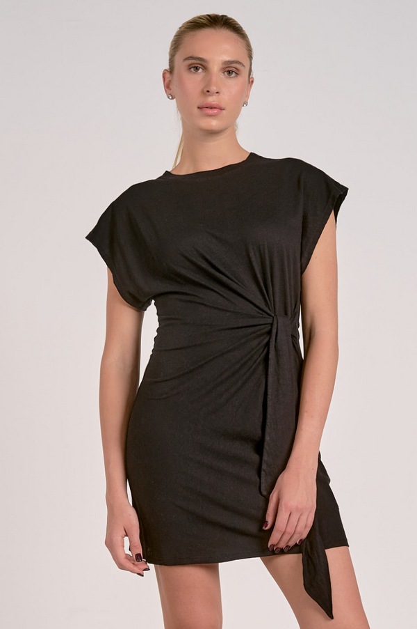 Tie Waist T-Shirt Dress