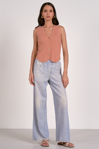 Peach Sweater Vest