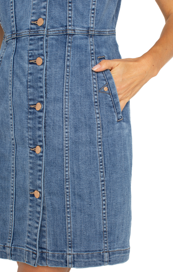 Tucker Denim Dress