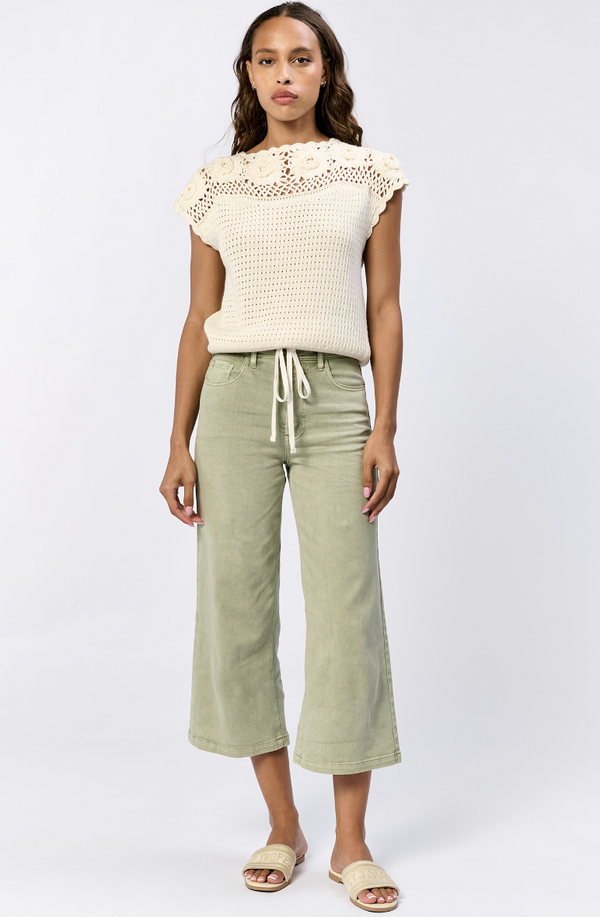 Crochet knit Sweater Tank