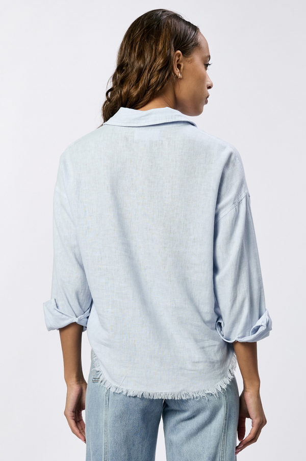 Adrianna Frey Hem Button Down